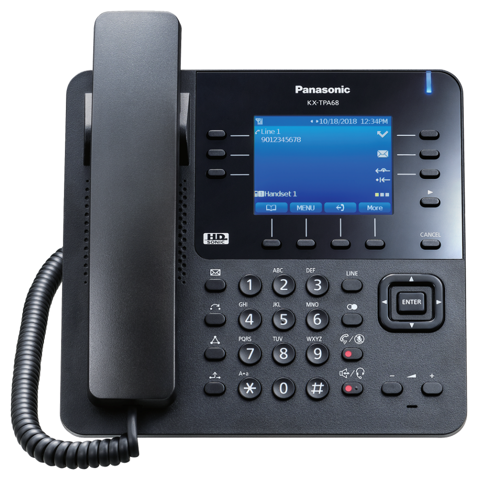 SIP bezdrátový stolní telefon Panasonic KX-TPA68