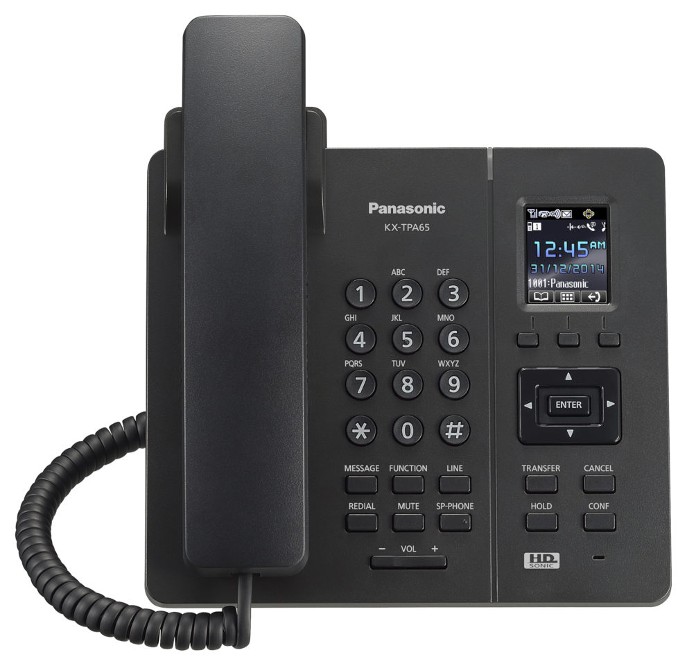 SIP bezdrátový stolní telefon Panasonic KX-TPA65